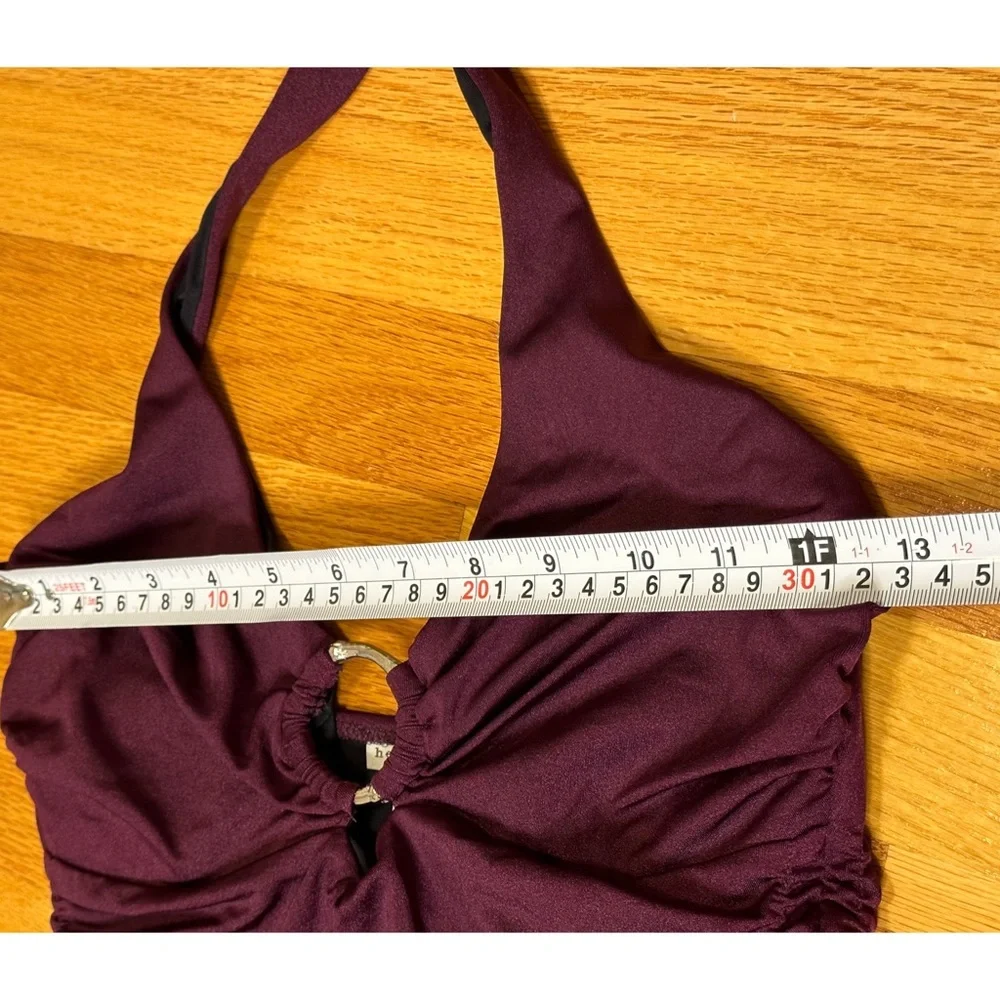 Heidi Klein Halter One Piece Swimsuit